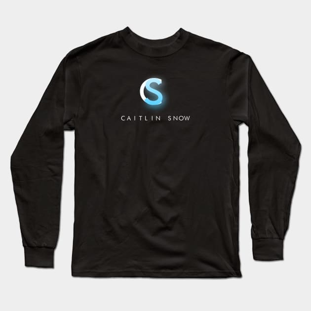 Caitlin Snow logo Long Sleeve T-Shirt by lunareclipse.tp